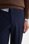 Technical nylon relaxed fit suit trousers