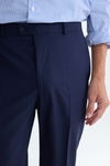 Tropical wool classic fit suit trousers