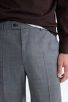 Tropical wool classic fit suit trousers