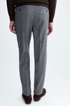 Tropical wool classic fit suit trousers