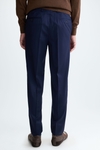 Tropical wool classic fit suit trousers