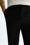 Pantalón de traje classic fit fresco de lana
