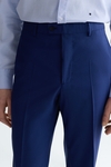 Tropical wool classic fit suit trousers