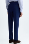 Tropical wool classic fit suit trousers