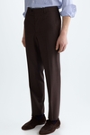 Tropical wool classic fit suit trousers