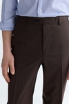 Tropical wool classic fit suit trousers