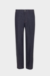 Pantalón relaxed fit denim algodón