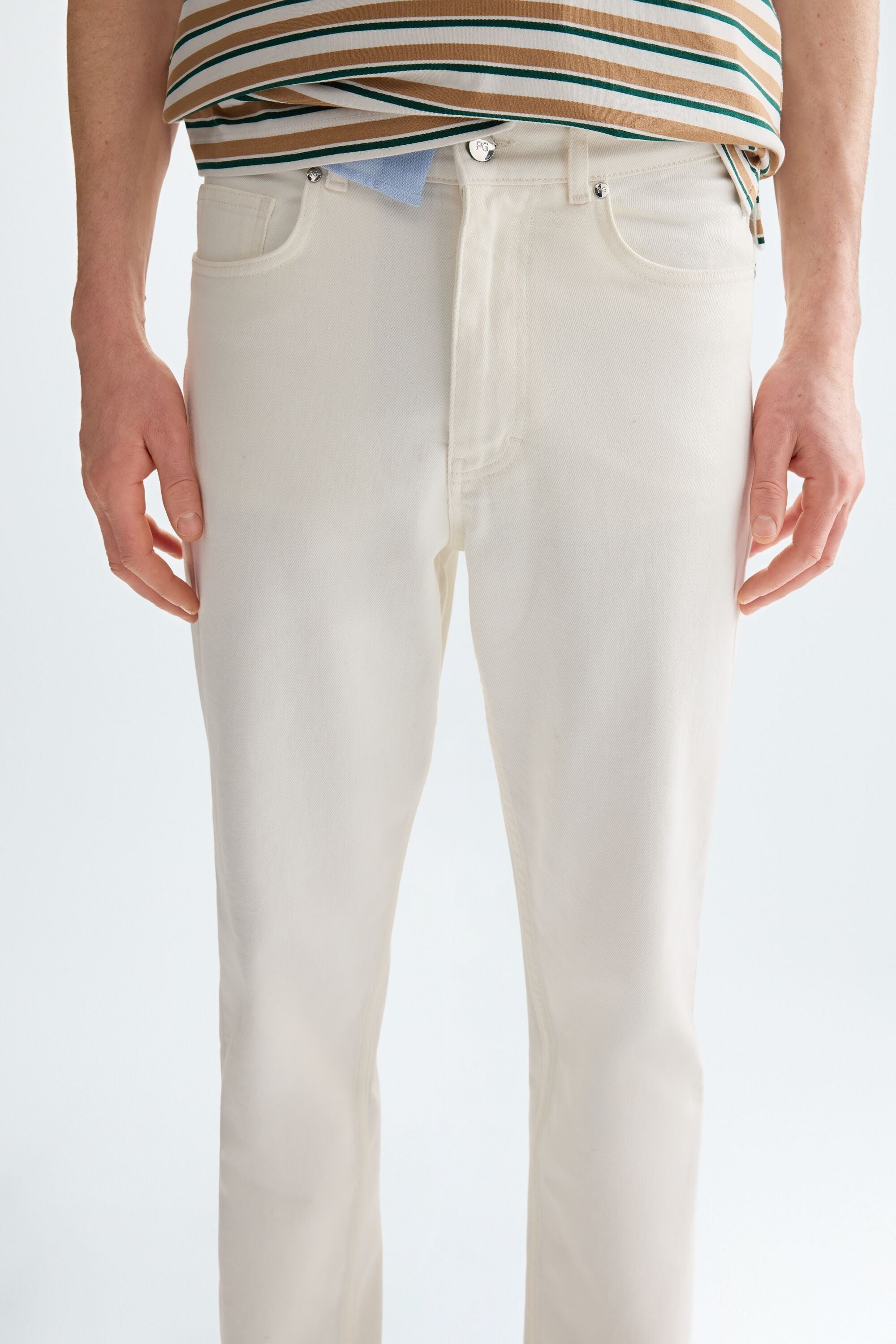 Regular fit jeans white - Purificacion Garcia France