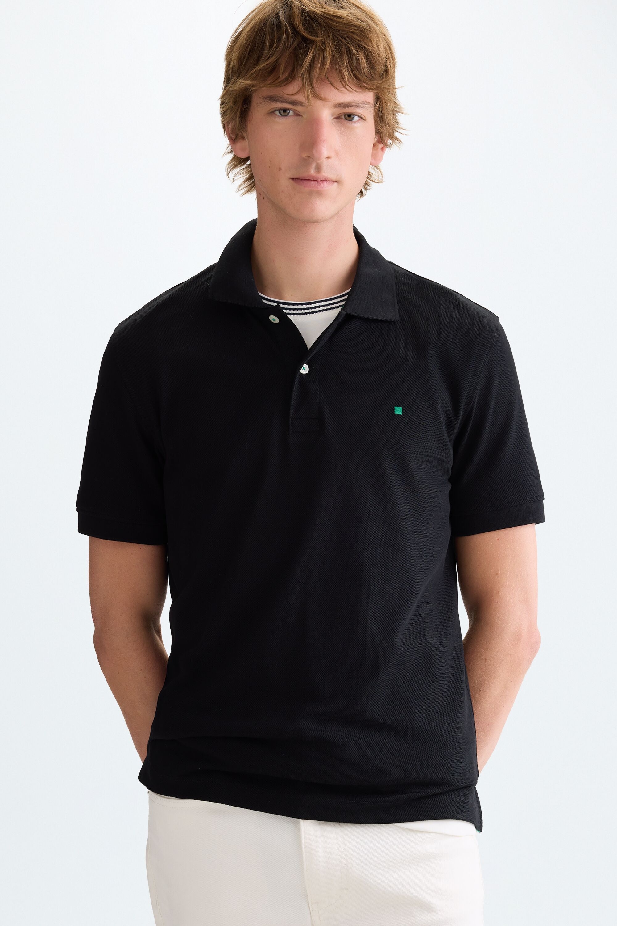 Piqué polo shirt