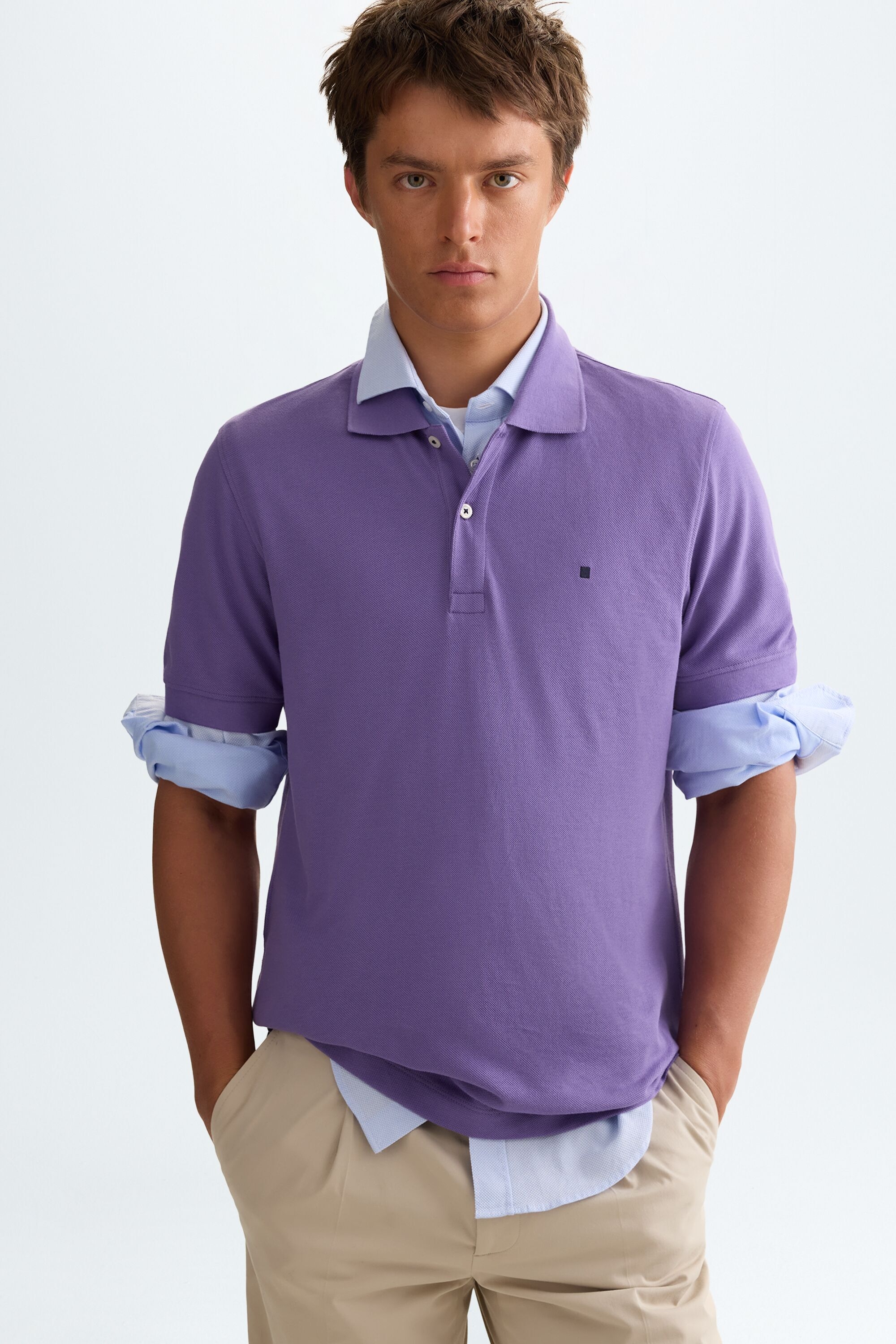 Piqué polo shirt