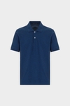Mélange piqué polo shirt