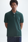 Mélange piqué polo shirt