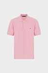 Mélange piqué polo shirt