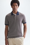 Jacquard polo shirt