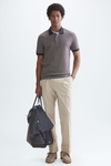 Jacquard polo shirt
