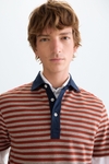 Jacquard polo shirt