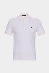 Cube-shaped textured polo shirt
