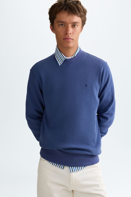 SUDADERA ESTRUCTURA JACQUARD