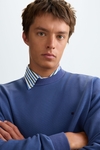 Textured jacquard sweatshirt
