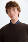 Textured jacquard sweatshirt