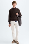 Textured jacquard sweatshirt