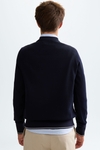 Ribbed sweatshirt with pocket