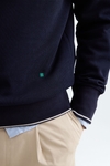 Ribbed sweatshirt with pocket