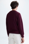 Ribbed sweatshirt with pocket