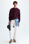 Ribbed sweatshirt with pocket