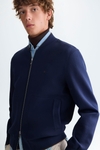 Chaqueta bomber piqué técnico