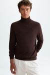 Turtleneck merino wool sweater