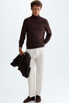 Turtleneck merino wool sweater