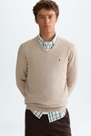 Cotton V-neck sweater