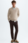 Cotton V-neck sweater