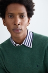 Cotton crew-neck sweater