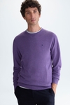 Cotton crew-neck sweater