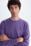 Cotton crew-neck sweater