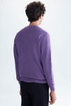 Cotton crew-neck sweater