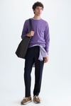 Cotton crew-neck sweater