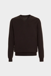 Pima cotton V-neck sweater