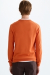 Pima cotton V-neck sweater