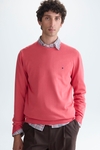 Pima cotton crew-neck sweater