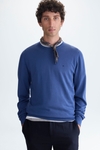 Pima cotton crew-neck sweater