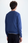 Pima cotton crew-neck sweater
