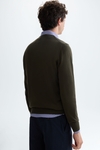 Pima cotton crew-neck sweater
