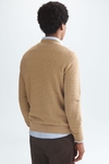 Textured pima cotton sweater