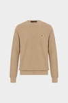 Textured cotton sweater