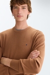 Textured knit sweater