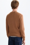 Textured knit sweater