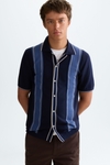 Striped knit shirt